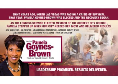 North Las Vegas Councilwoman Pamela Goynes-Brown Mailer